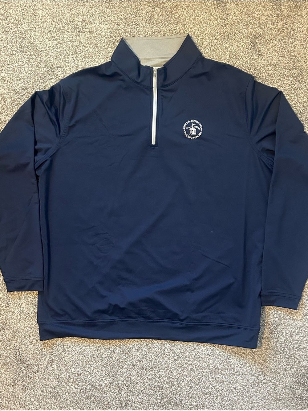 Peter Millar Mens XXL 1/4 Zip Pullover US Senior Open Broadmoor NWOT Golf
